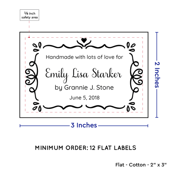PPLR_HIDDEN_PRODUCT Swirl Accent Border (2"x3" Cotton - 12 labels/set)