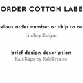 PPLR_HIDDEN_PRODUCT Reorder Previous Label Design - COTTON