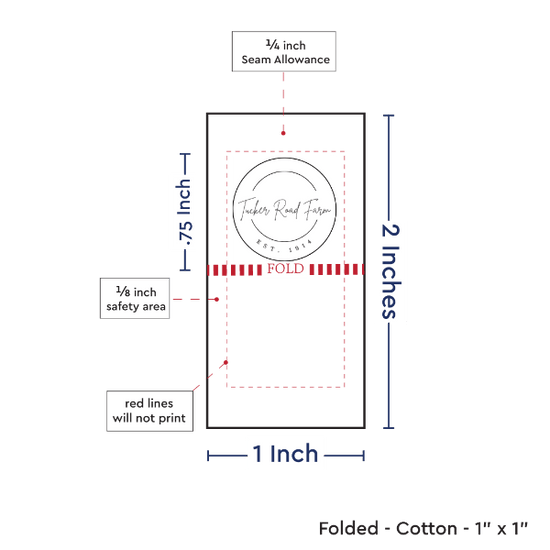 PPLR_HIDDEN_PRODUCT Print Your Logo or Image on FOLDED Cotton Tags