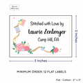 PPLR_HIDDEN_PRODUCT Thread and Flowers (2"x3" Cotton - 12 labels/set)