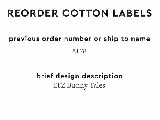 PPLR_HIDDEN_PRODUCT Reorder Previous Label Design - COTTON