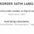 PPLR_HIDDEN_PRODUCT Reorder Previous Label Design - SATIN