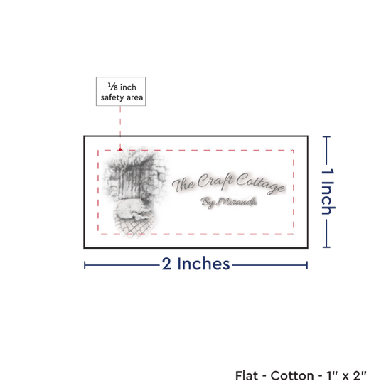 PPLR_HIDDEN_PRODUCT Print your Logo or Image on FLAT Cotton Tags