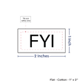PPLR_HIDDEN_PRODUCT Print your Logo or Image on FLAT Cotton Tags