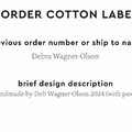 PPLR_HIDDEN_PRODUCT Reorder Previous Label Design - COTTON