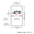 PPLR_HIDDEN_PRODUCT Print Your Logo/Image on Satin Tags (1" wide - Satin)