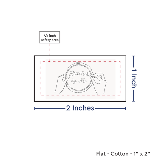 PPLR_HIDDEN_PRODUCT Print your Logo or Image on FLAT Cotton Tags
