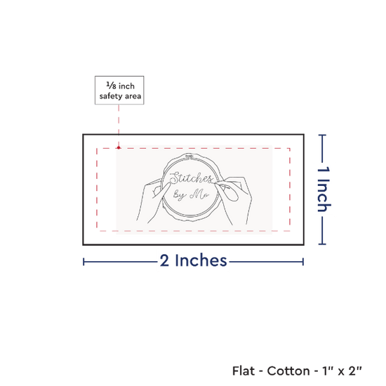 PPLR_HIDDEN_PRODUCT Print your Logo or Image on FLAT Cotton Tags