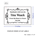 PPLR_HIDDEN_PRODUCT Swirl Accent Border (2"x3" Cotton - 12 labels/set)