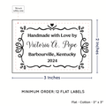 PPLR_HIDDEN_PRODUCT Swirl Accent Border (2"x3" Cotton - 12 labels/set)