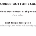 PPLR_HIDDEN_PRODUCT Reorder Previous Label Design - COTTON