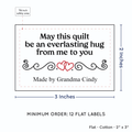 PPLR_HIDDEN_PRODUCT Double Heart Quote (2"x3" Cotton - 12 labels/set)