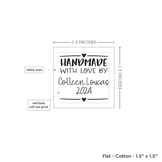 PPLR_HIDDEN_PRODUCT Modern Handmade with Love (1.5"x1.5"-Cotton)