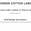 PPLR_HIDDEN_PRODUCT Reorder Previous Label Design - COTTON