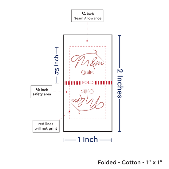 PPLR_HIDDEN_PRODUCT Print Your Logo or Image on FOLDED Cotton Tags