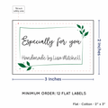 PPLR_HIDDEN_PRODUCT Leaf Quote (2"x3" Cotton - 12 labels/set)