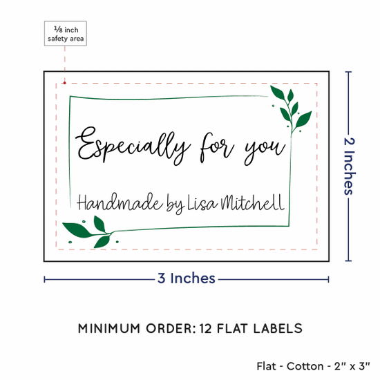 PPLR_HIDDEN_PRODUCT Leaf Quote (2"x3" Cotton - 12 labels/set)