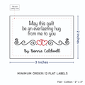 PPLR_HIDDEN_PRODUCT Double Heart Quote (2"x3" Cotton - 12 labels/set)