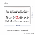 PPLR_HIDDEN_PRODUCT Double Heart Quote (2"x3" Cotton - 12 labels/set)