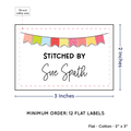 PPLR_HIDDEN_PRODUCT Colorful Banner (2"x3" Cotton - 12 labels/set)