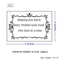 PPLR_HIDDEN_PRODUCT Swirl Accent Border (2"x3" Cotton - 12 labels/set)