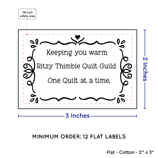 PPLR_HIDDEN_PRODUCT Swirl Accent Border (2"x3" Cotton - 12 labels/set)