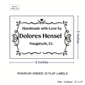 PPLR_HIDDEN_PRODUCT Swirl Accent Border (2"x3" Cotton - 12 labels/set)