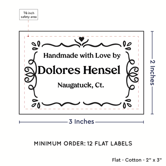 PPLR_HIDDEN_PRODUCT Swirl Accent Border (2"x3" Cotton - 12 labels/set)