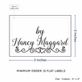 PPLR_HIDDEN_PRODUCT Double Heart Border (2"x3" Cotton - 12 labels/set)