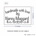 PPLR_HIDDEN_PRODUCT Double Heart Border (2"x3" Cotton - 12 labels/set)