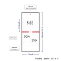 PPLR_HIDDEN_PRODUCT Print Your Logo/Image on Satin Tags (1" wide - Satin)