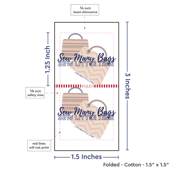 PPLR_HIDDEN_PRODUCT Print Your Logo or Image on FOLDED Cotton Tags