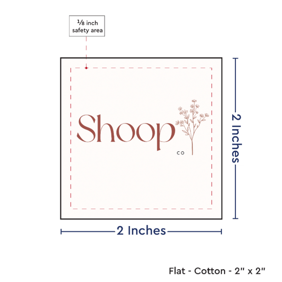 PPLR_HIDDEN_PRODUCT Print your Logo or Image on FLAT Cotton Tags