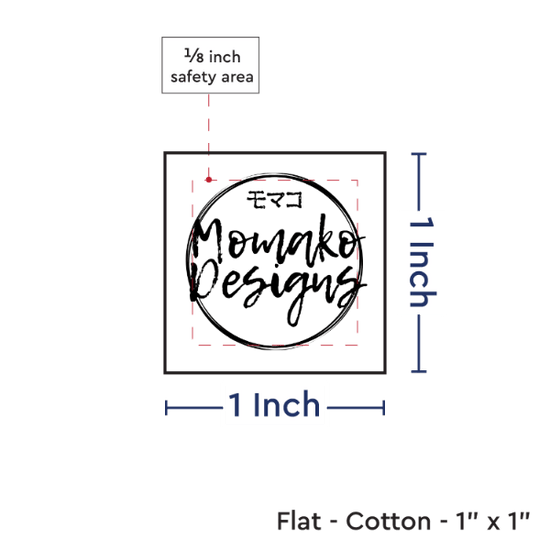 PPLR_HIDDEN_PRODUCT Print your Logo or Image on FLAT Cotton Tags
