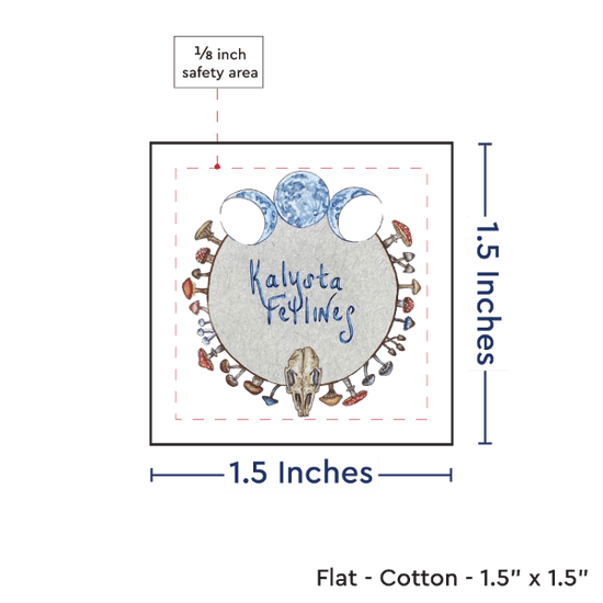 PPLR_HIDDEN_PRODUCT Print your Logo or Image on FLAT Cotton Tags