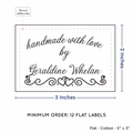 PPLR_HIDDEN_PRODUCT Double Heart Border (2"x3" Cotton - 12 labels/set)