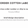 PPLR_HIDDEN_PRODUCT Reorder Previous Label Design - COTTON