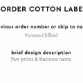 PPLR_HIDDEN_PRODUCT Reorder Previous Label Design - COTTON
