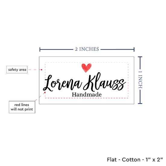PPLR_HIDDEN_PRODUCT Simple Heart (2"x1"-Cotton)
