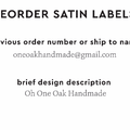PPLR_HIDDEN_PRODUCT Reorder Previous Label Design - SATIN