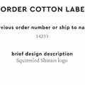 PPLR_HIDDEN_PRODUCT Reorder Previous Label Design - COTTON