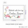 PPLR_HIDDEN_PRODUCT Thread and Flowers (2"x3" Cotton - 12 labels/set)