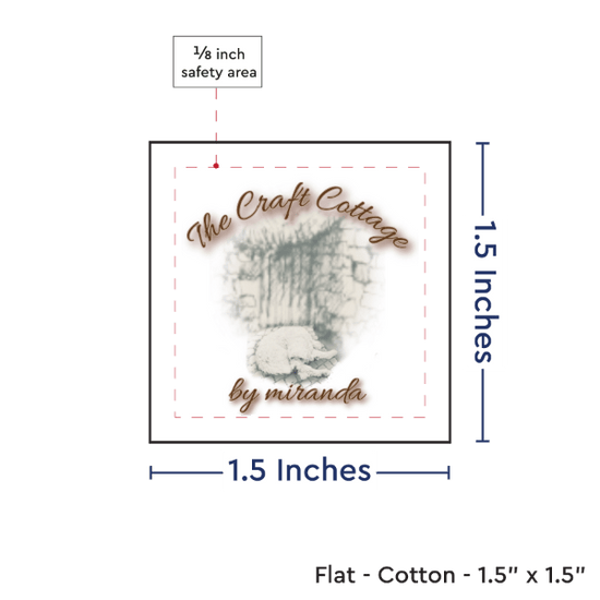 PPLR_HIDDEN_PRODUCT Print your Logo or Image on FLAT Cotton Tags