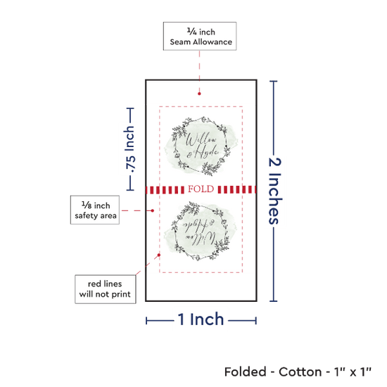 PPLR_HIDDEN_PRODUCT Print Your Logo or Image on FOLDED Cotton Tags