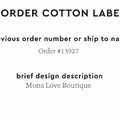 PPLR_HIDDEN_PRODUCT Reorder Previous Label Design - COTTON