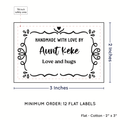 PPLR_HIDDEN_PRODUCT Swirl Accent Border (2"x3" Cotton - 12 labels/set)