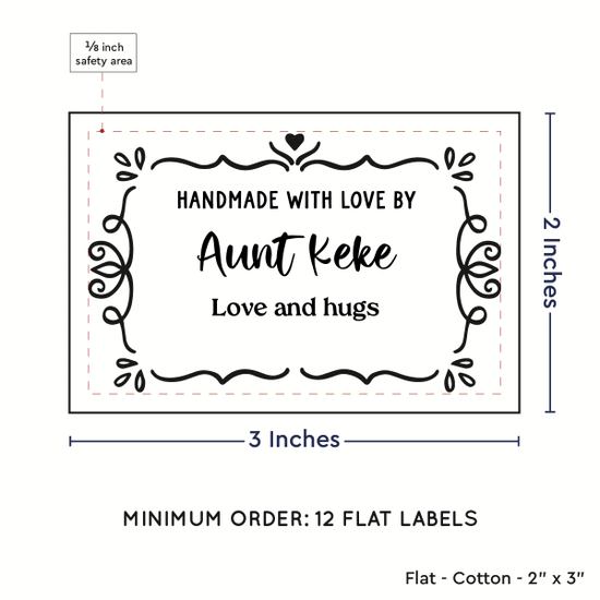 PPLR_HIDDEN_PRODUCT Swirl Accent Border (2"x3" Cotton - 12 labels/set)