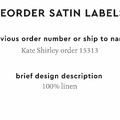 PPLR_HIDDEN_PRODUCT Reorder Previous Label Design - SATIN