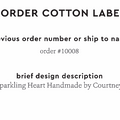 PPLR_HIDDEN_PRODUCT Reorder Previous Label Design - COTTON