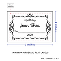 PPLR_HIDDEN_PRODUCT Swirl Accent Border (2"x3" Cotton - 12 labels/set)